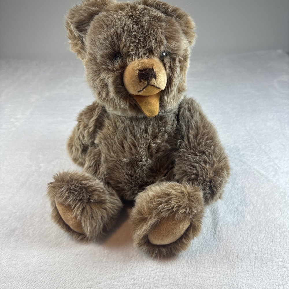 Hermann Fuzzy Teddy Bear Plush West Germany Jointed Hand Made Grizzly 18"